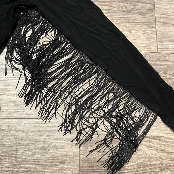 Single shoulder fringe bodysuit - Picture 4 of 5